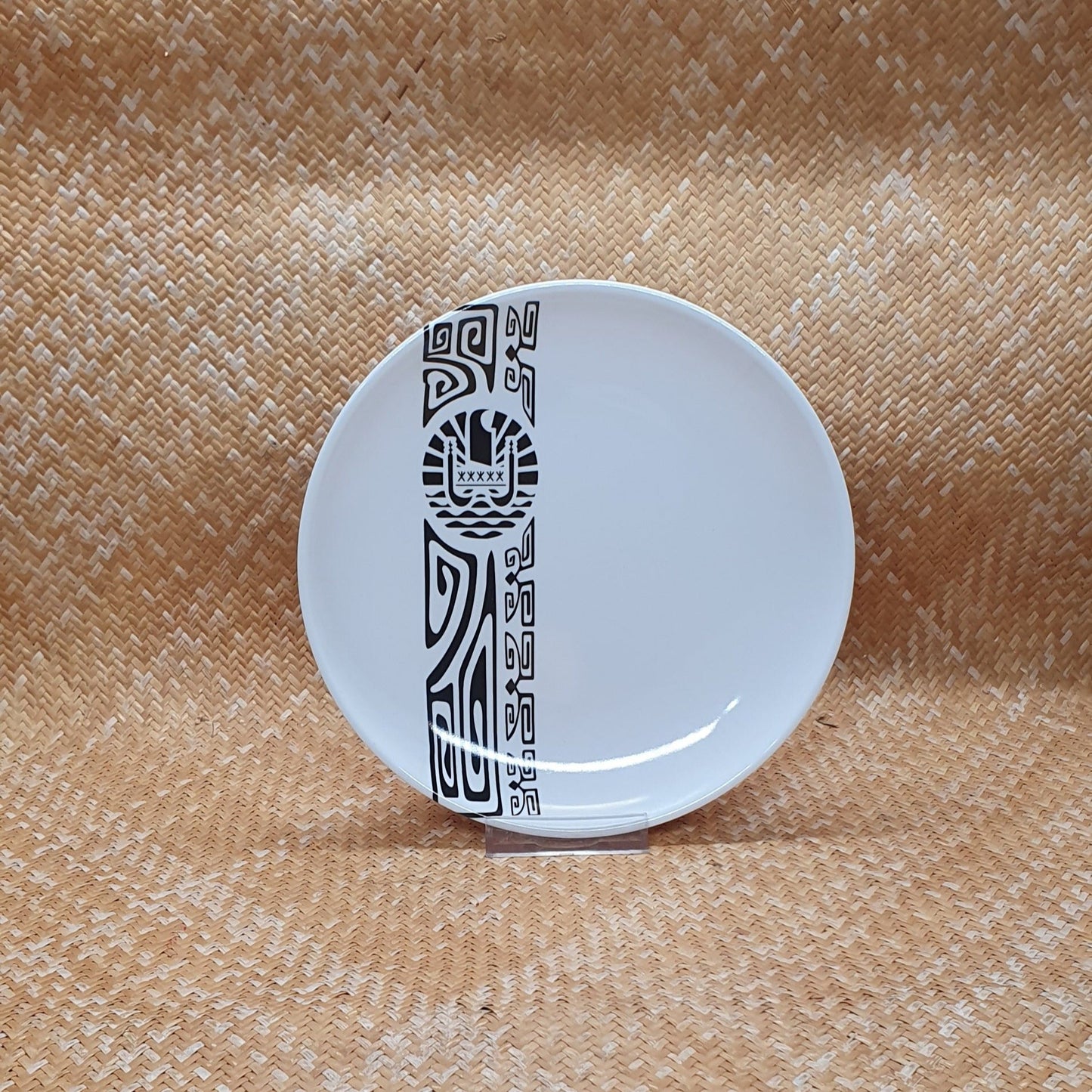 Assiette ronde - Polynésie Tattoo