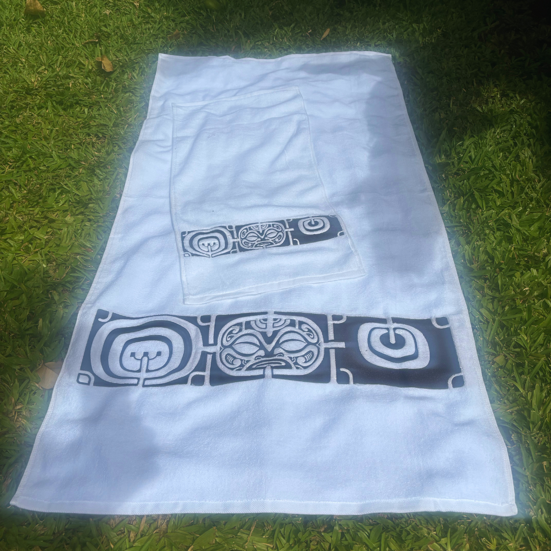 SERVIETTE BRODE TATTOO