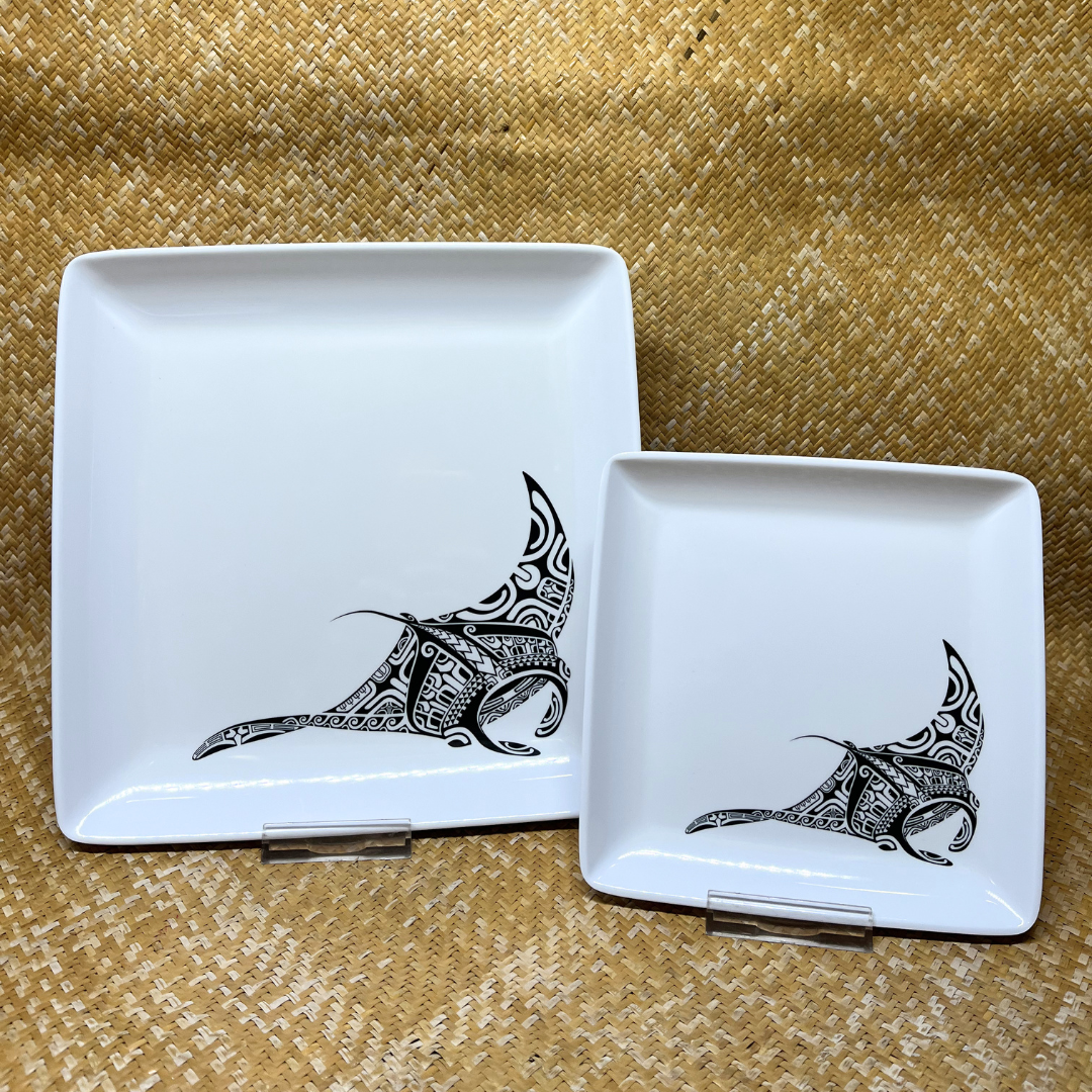 Assiette carrée - Nouvelle Raie