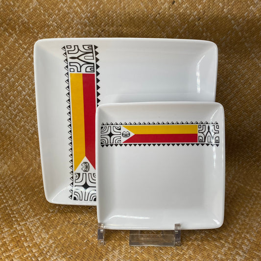 Assiette carrée - Marquise