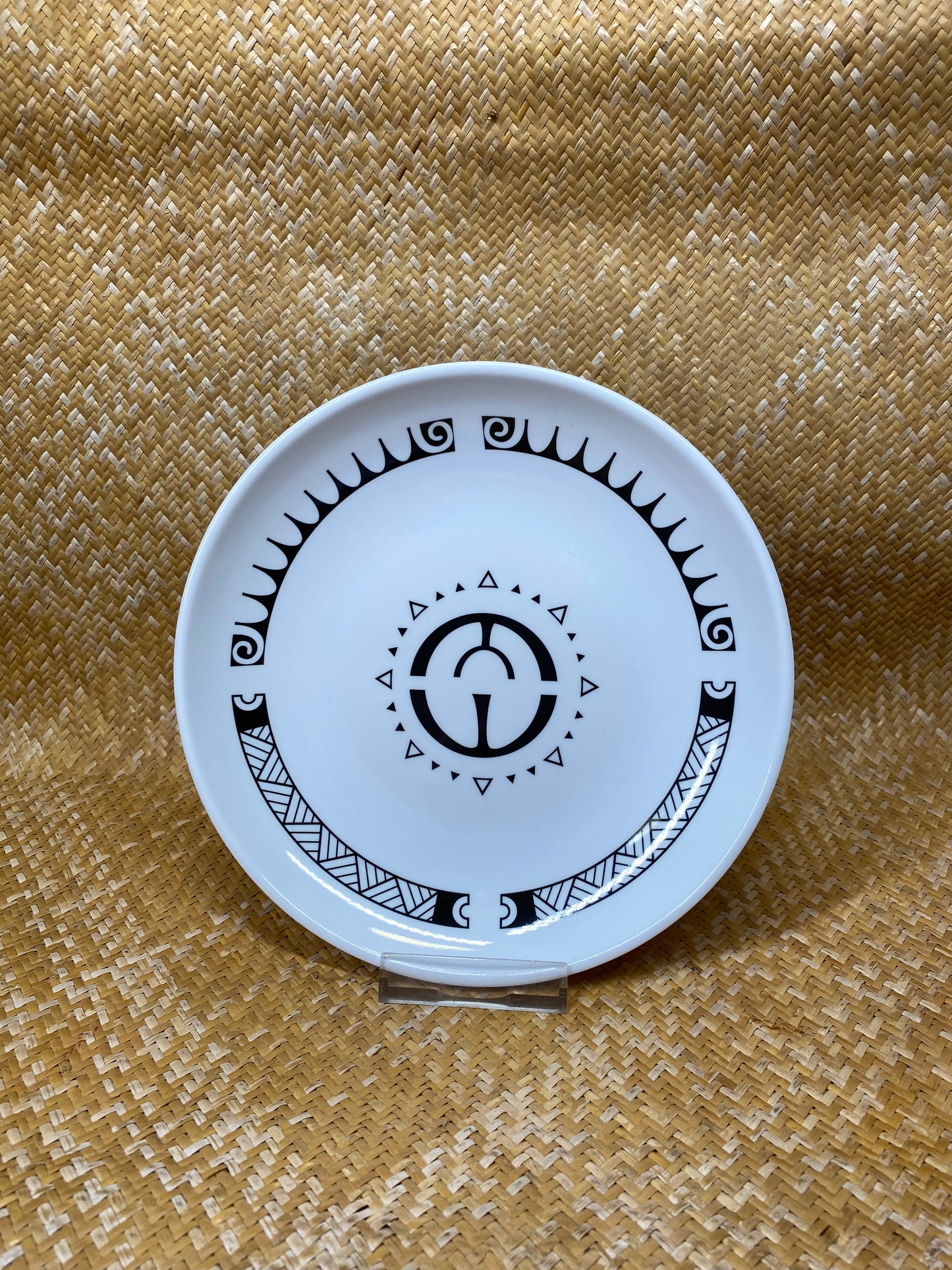 Assiette ronde - Motif Here Tattoo