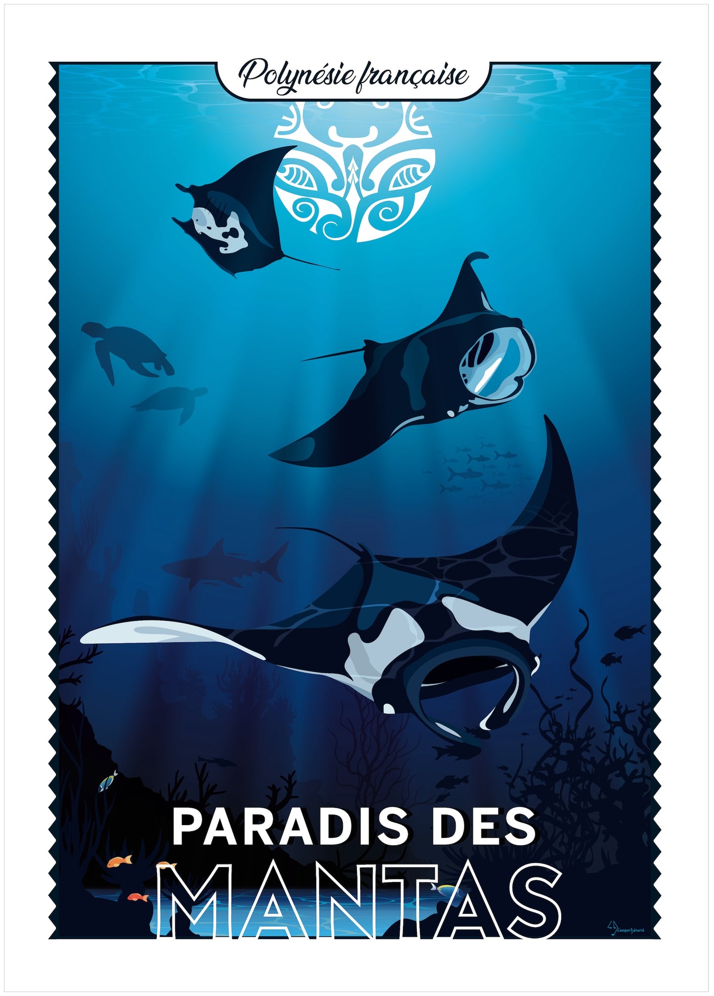 Affiche Denarie 50x70 cm