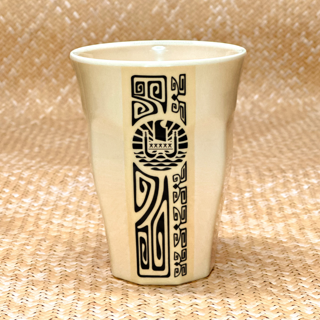 Verres couleur - Frise tattoo et tiki