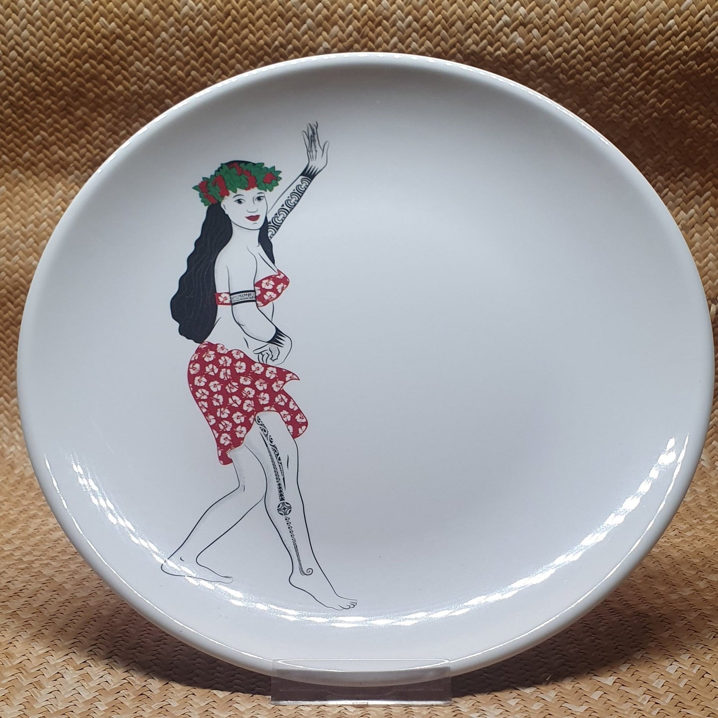 Assiette ronde Vahine