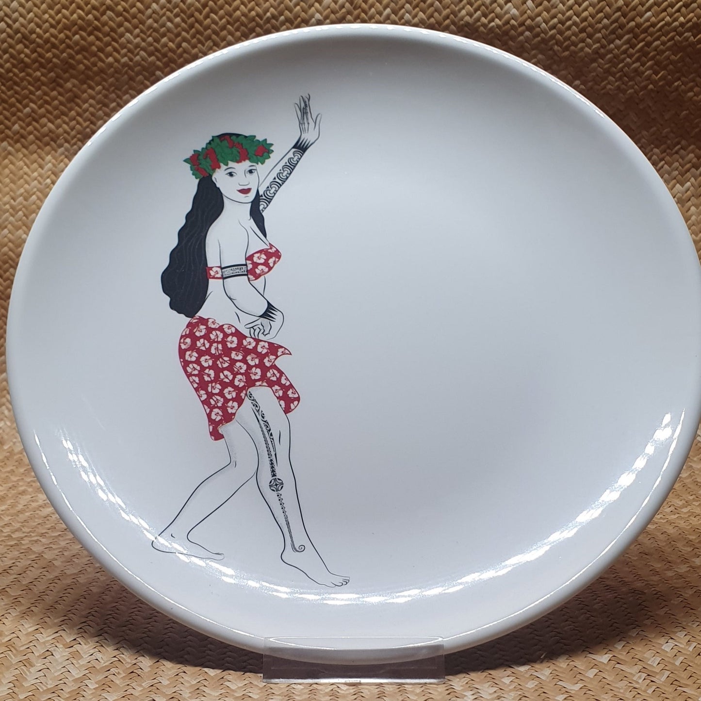 Assiette ronde Vahine