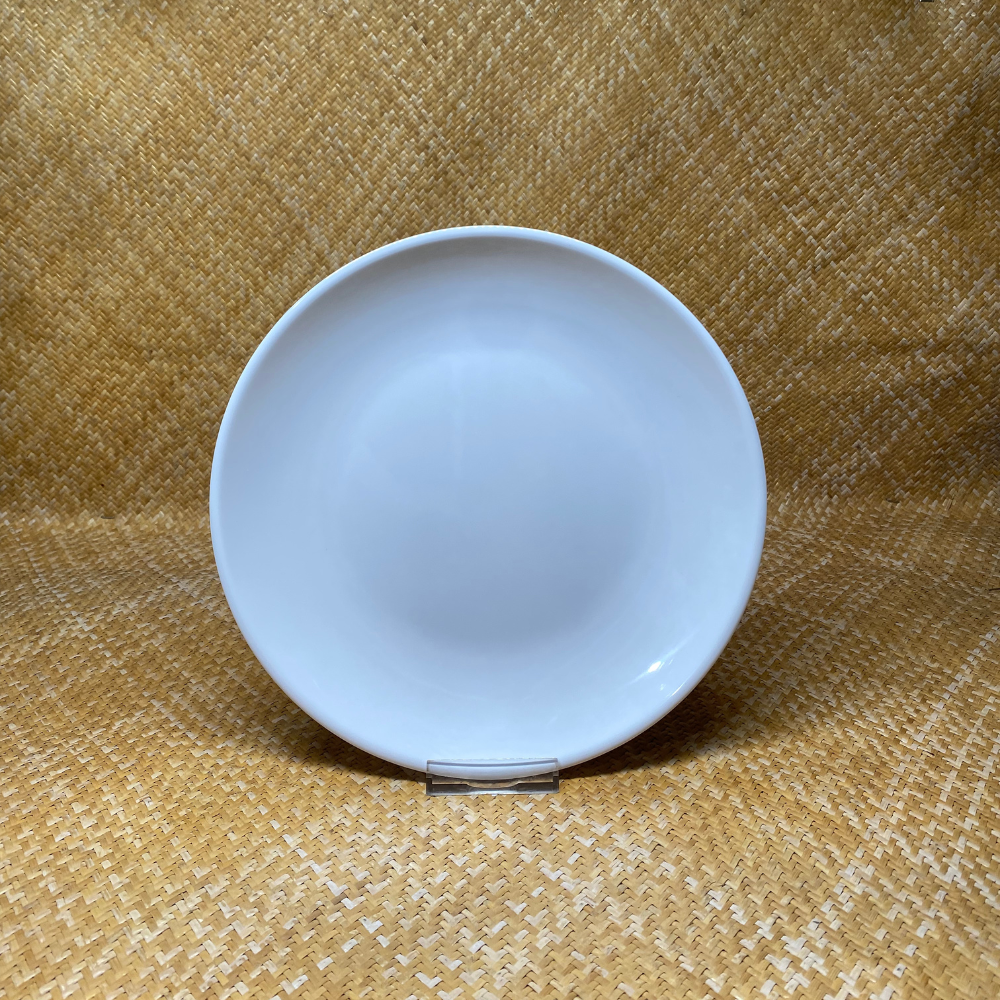 Assiette ronde - Blanche