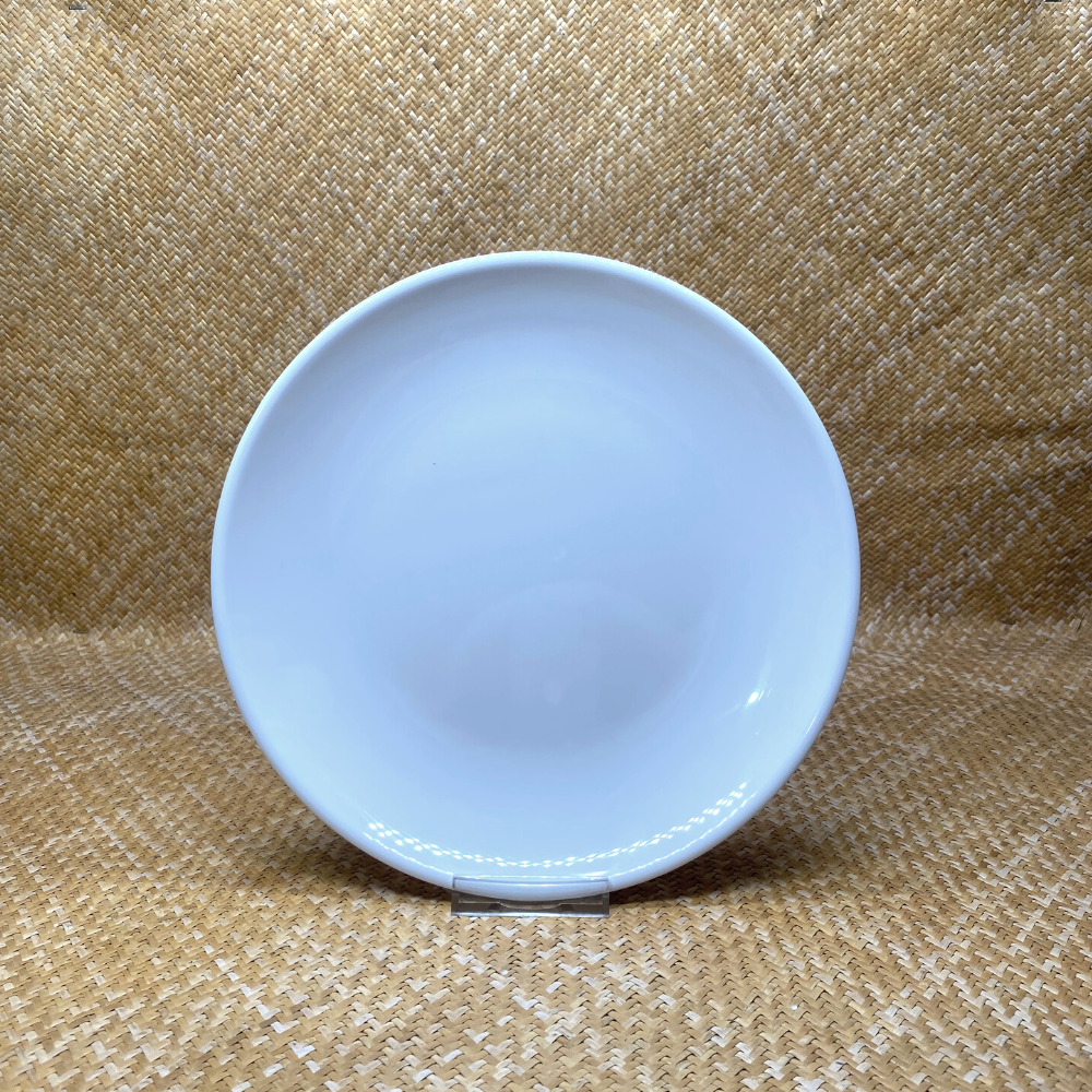 Assiettes rondes - Blanc