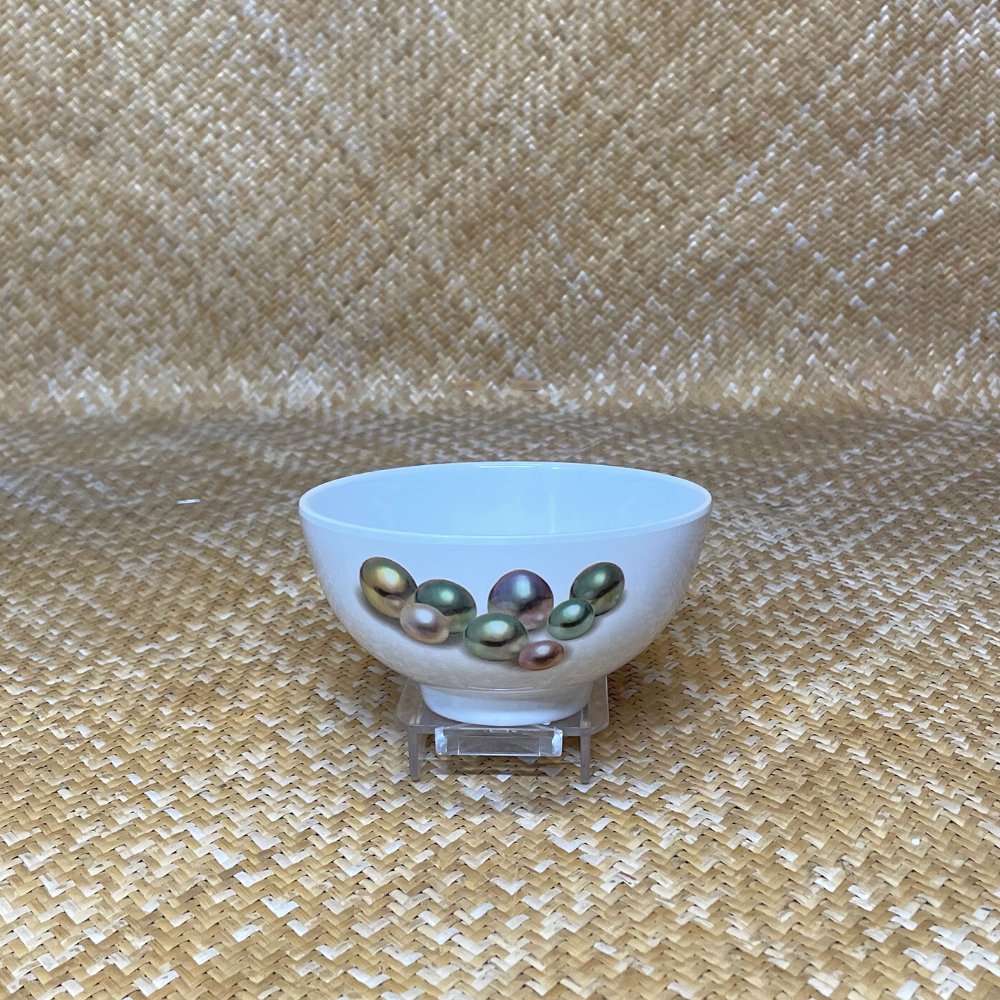 Bol à riz - Motif Perles de Tahiti