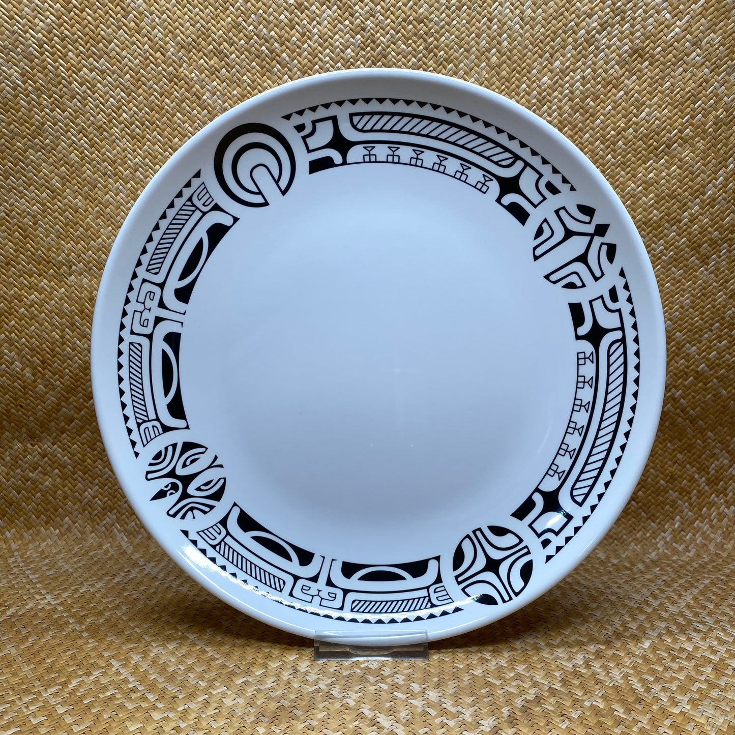Assiette ronde tattoo 4 éléments