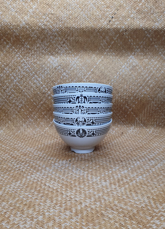 Bol petit déjeuner - frise Patutiki tattoo