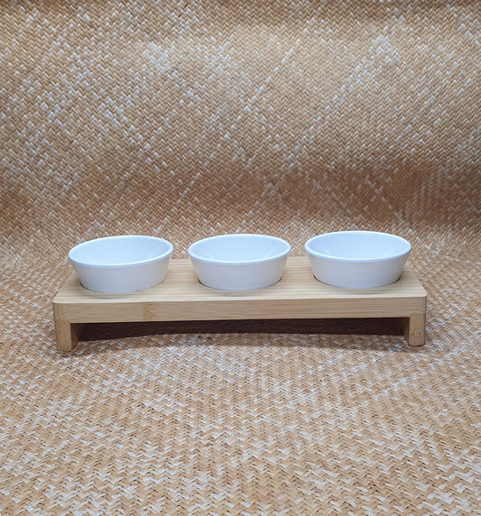 Trio Saucier conique blanc  14 mL x3