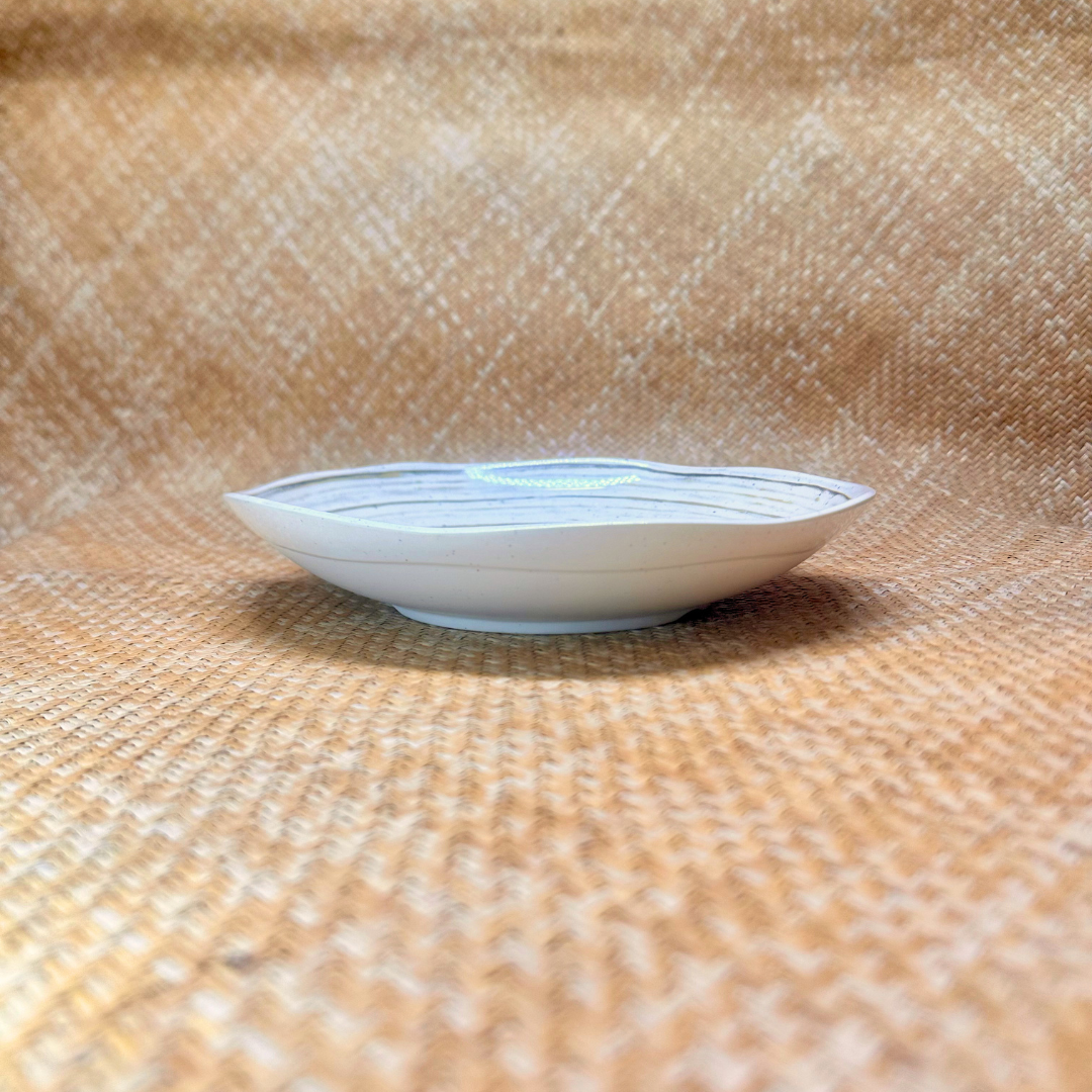 Impression céramique ancienne - assiette creuse  - 24 cm