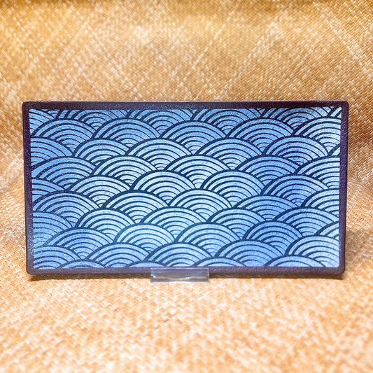 Impression japon - Assiette rectangle - 32,5 x 18cm