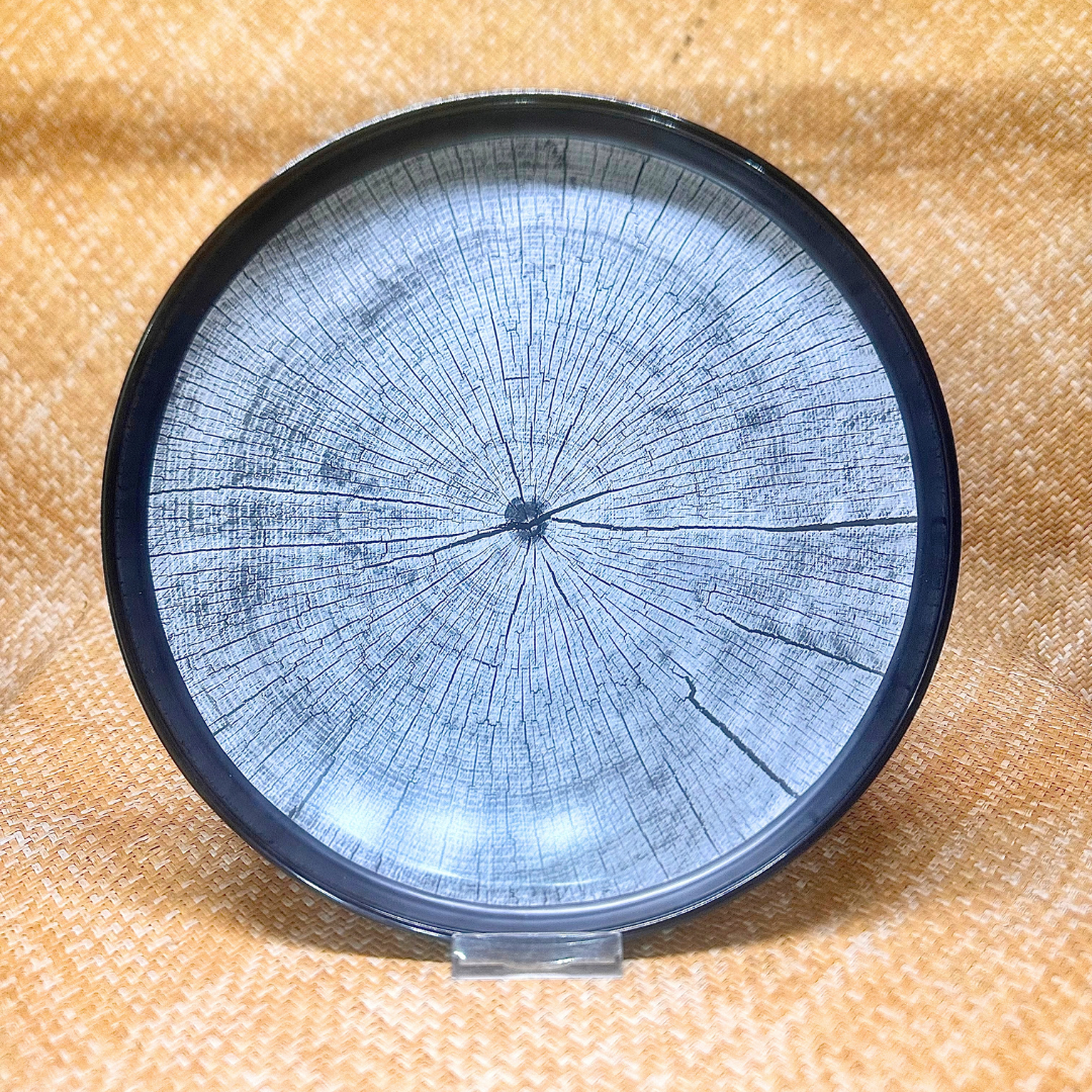 Coeur de chêne - grande assiette ronde - 30,5cm