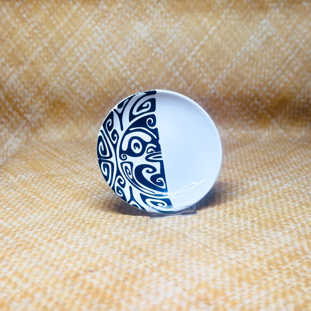 Petite assiette ronde demi tattoo