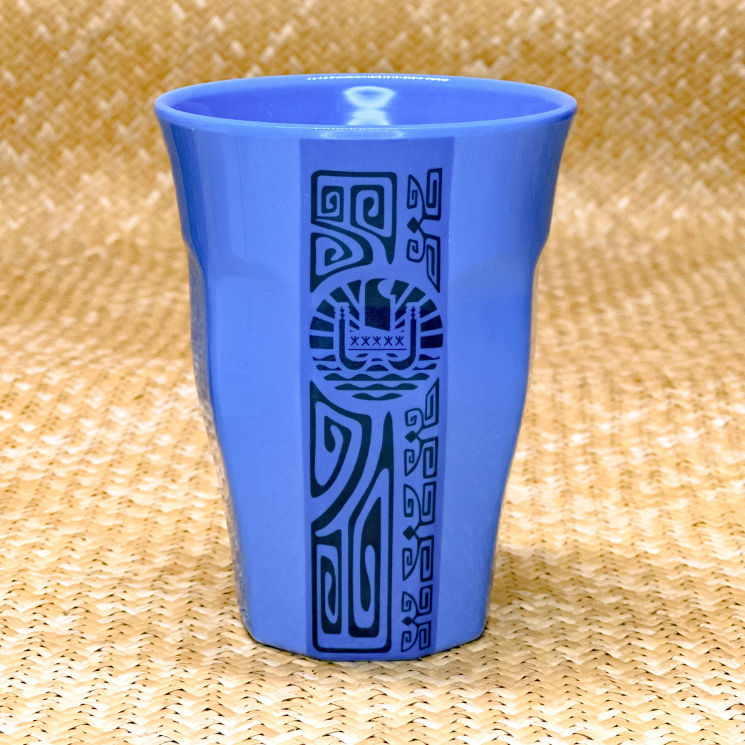 Verres couleur - Frise tattoo et tiki