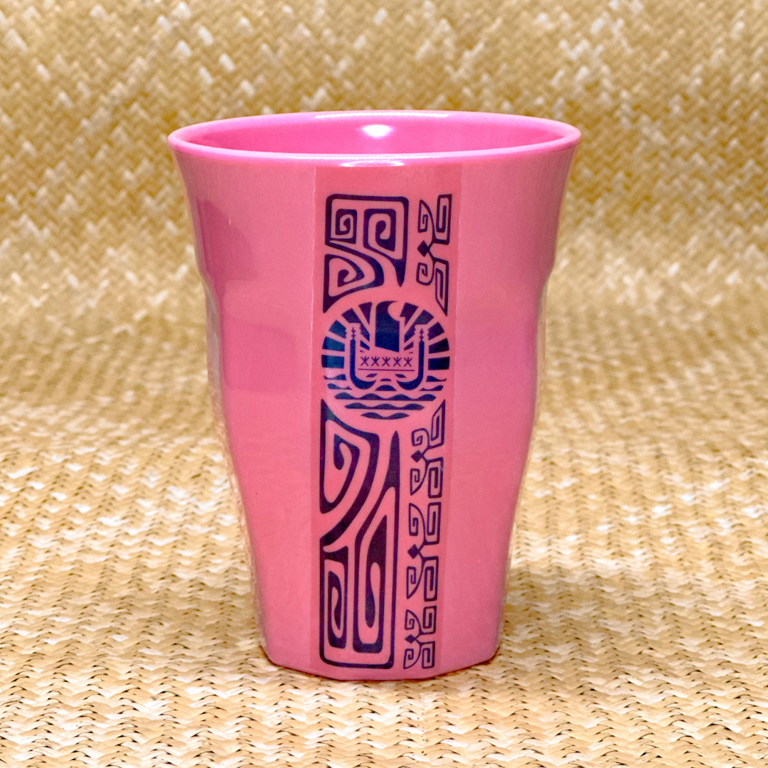 Verres couleur - Frise tattoo et tiki