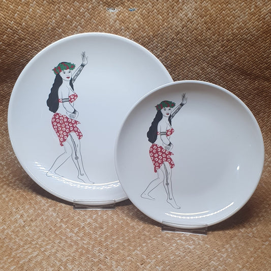 Assiette ronde Vahine
